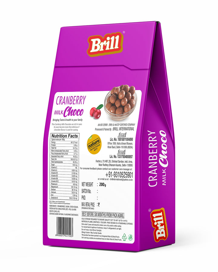 Cranberry Milk Choco