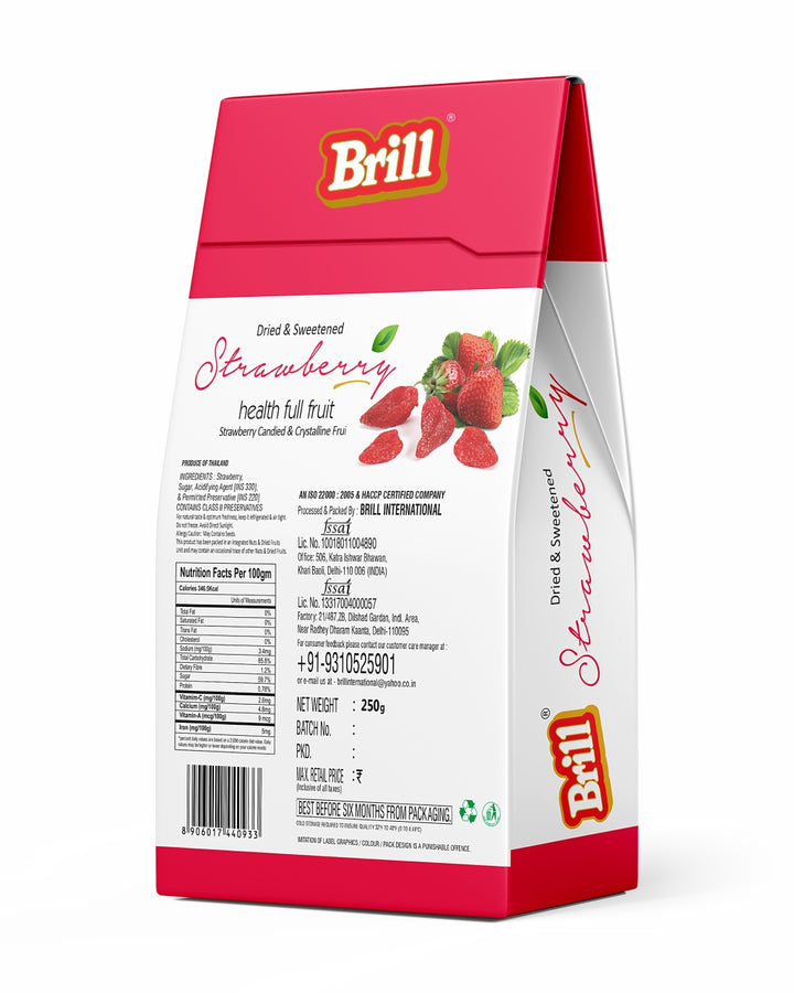 Dried & Sweetened Strawberry