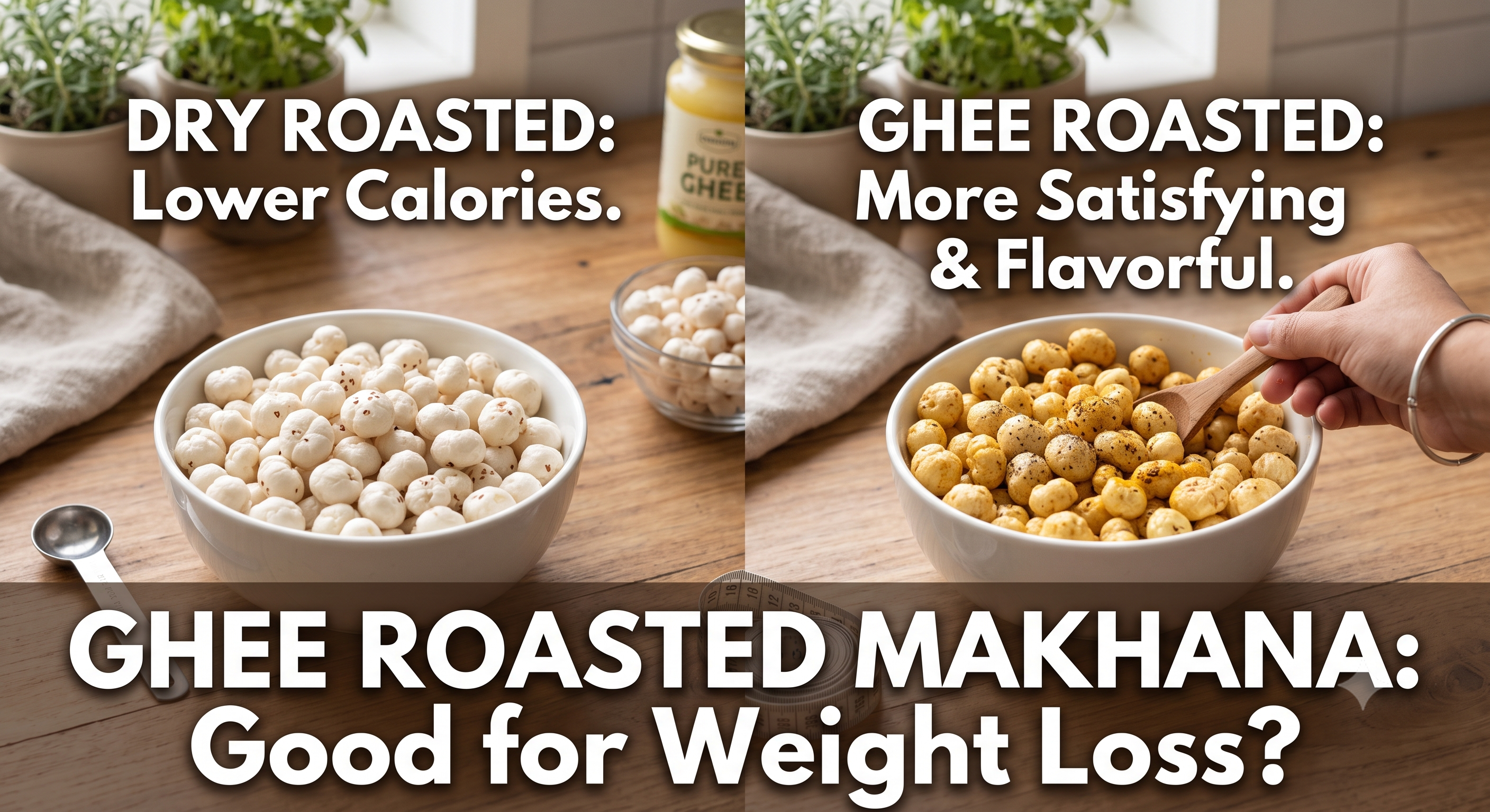 Does Roasting Makhana in Ghee Ruin Your Weight Loss Diet?