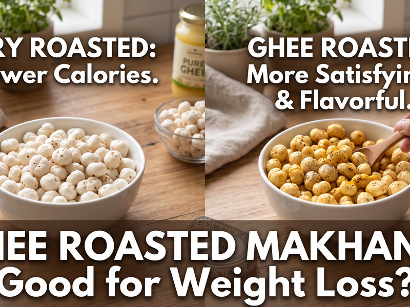 Does Roasting Makhana in Ghee Ruin Your Weight Loss Diet?