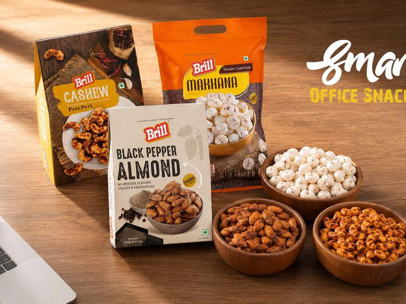 Top Flavoured Makhana, Cashew and Almond Snacks for Office Cravings