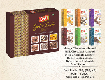 Brill Gold Touch 600g premium gift pack with six varieties