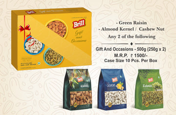 Brill Gift And Occasions 500g dry fruit gift pack