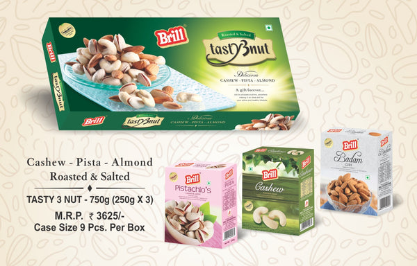 Tasty 3 Nut - 750g (10 packs)