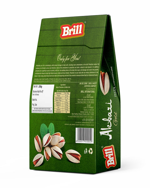 Akbari Gold Roasted Pistachios - 250gm