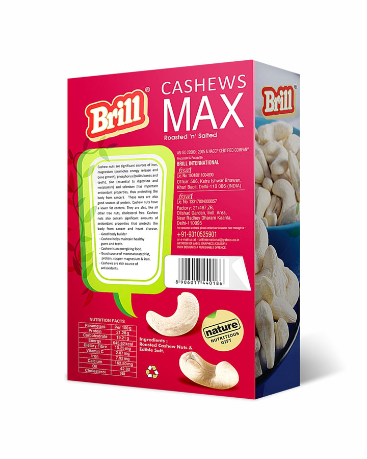 Roasted & Salted Cashew Max