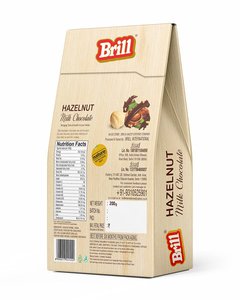 Hazelnut Milk Chocolate - 200gm