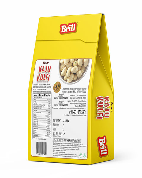 Kesar Kaju Kulfi