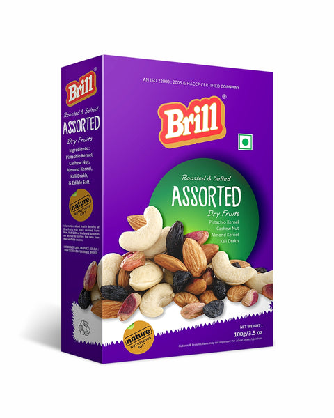 Roasted & Salted Assorted Dry Fruits - 100gm